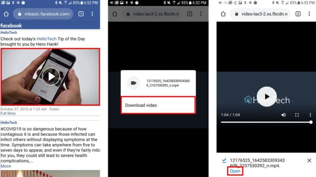 save as mobile