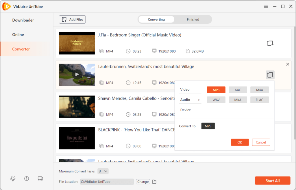 vc settings